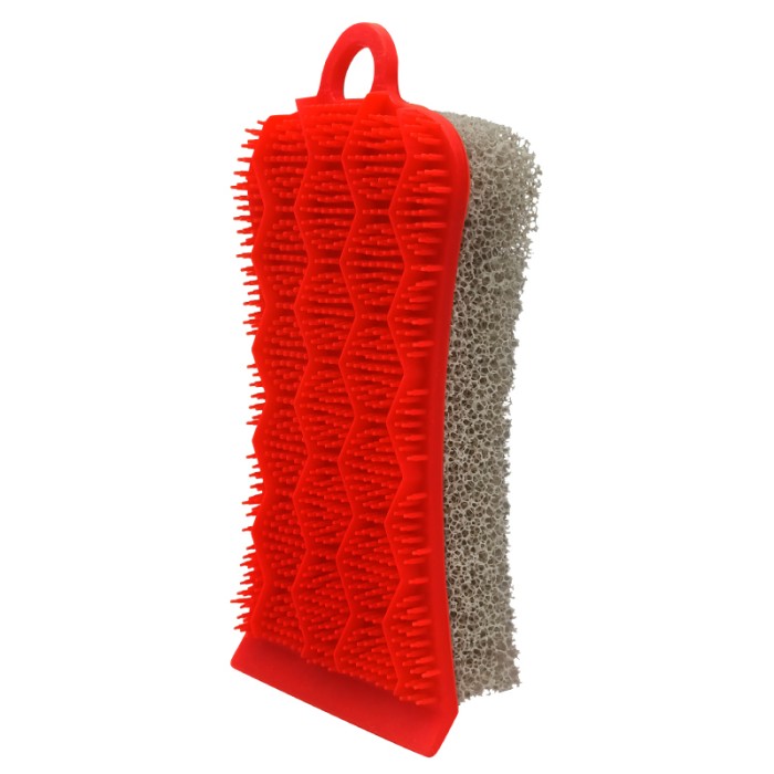 IRGE SPUGNA IN SILICONE CON SPAZZOLA