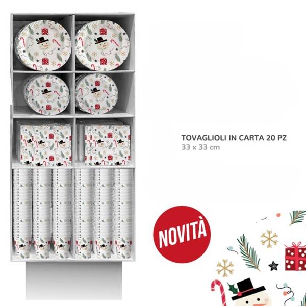IRGE TOVAGLIOLI 20PZ PUPAZZO 33X33CM 