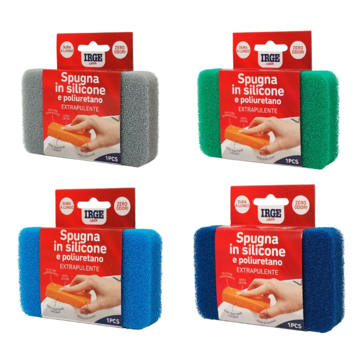 IRGE SPUGNA SILICONE E POLIUTERANO