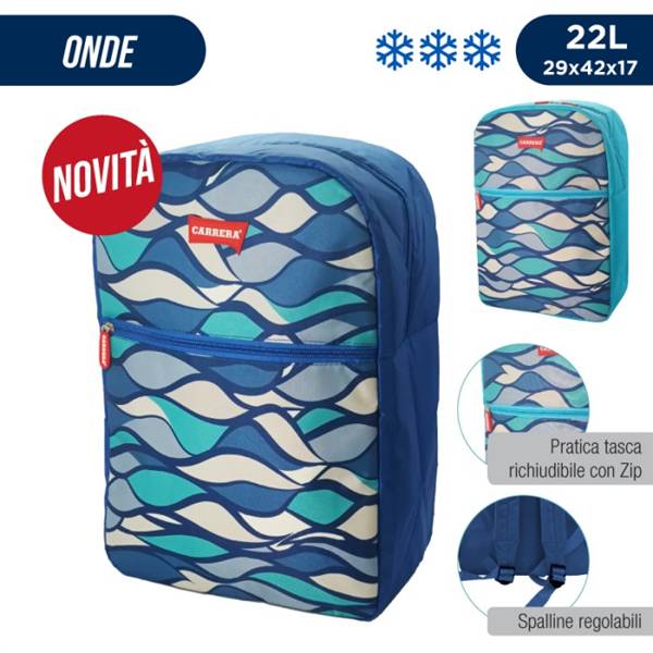CARRERA ZAINETTO TERMICO 22LT ONDE 29X42X17
