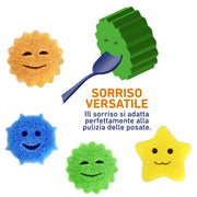 IRGE SPUGNA SMILE SCRUB CM.10X10X3