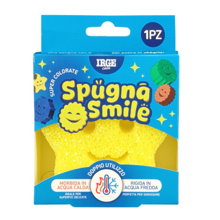 IRGE SPUGNA SMILE SCRUB CM.10X10X3