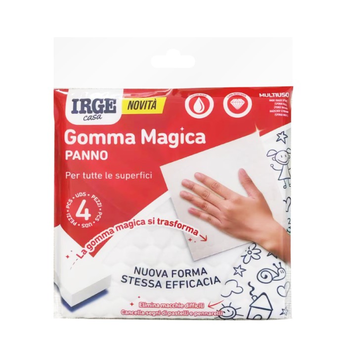 IRGE PANNO MAGICO 4PZ CM.18X18
