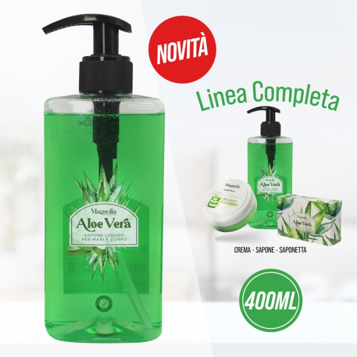 MAGNOLIA SAPONE LIQ. 400ML ALOE VERA