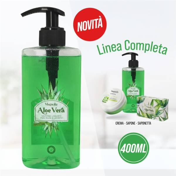 MAGNOLIA SAPONE LIQ. 400ML ALOE VERA 