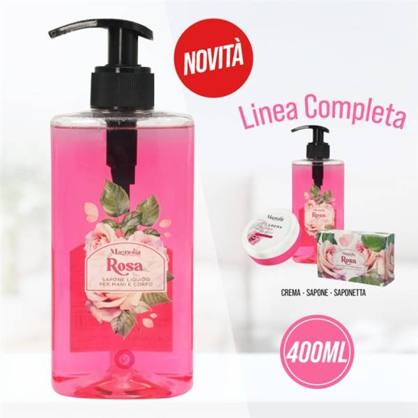 MAGNOLIA SAPONE LIQ. 400ML ROSA 