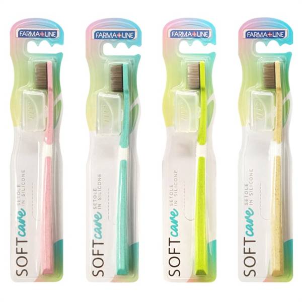 FARMALINE SPAZZOLINO CON SETOLE SILICONE 