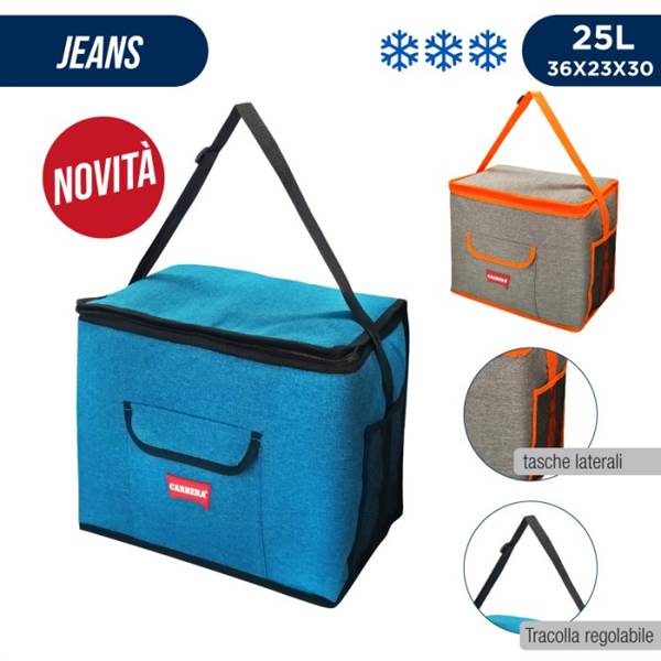 CARRERA POZZETTO TERMICO 25LT JEANS 36X23X30