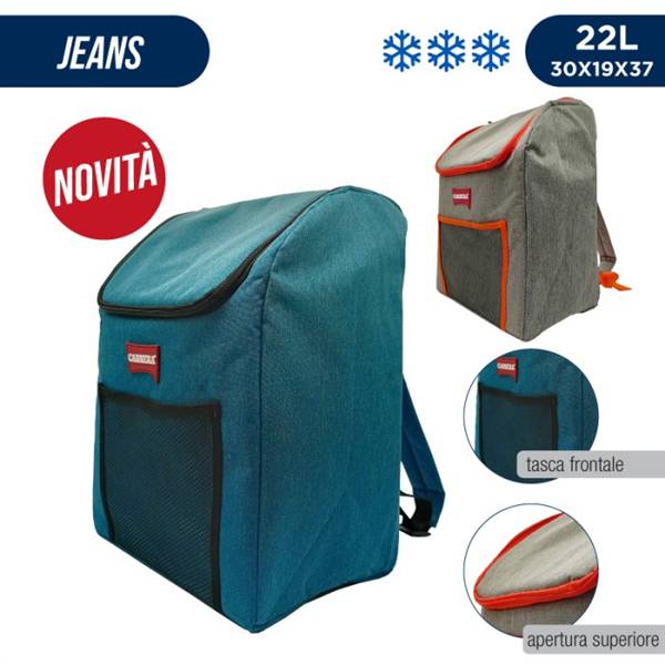 CARRERA ZAINO TERMICO 22LT JEANS 30X19X37