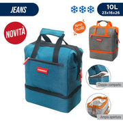 CARRERA BORSA TERMICA 10LT JEANS SMART 23X16X26