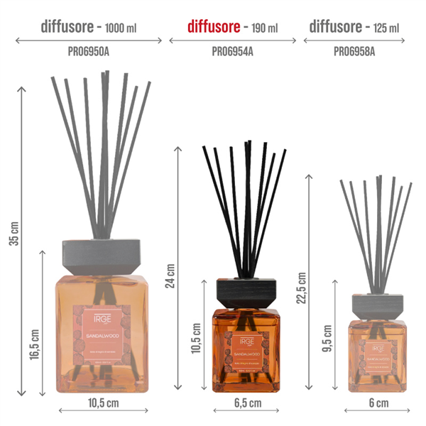 IRGE DIFFUSORE 190ML SANDALWOOD