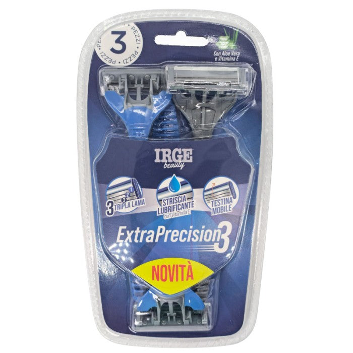 IRGE RASOIO UOMO 3 LAME 3 PEZZI