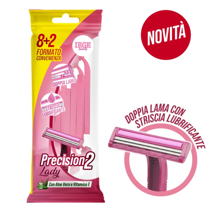 IRGE RASOIO DONNA 2 LAME 10 PEZZI