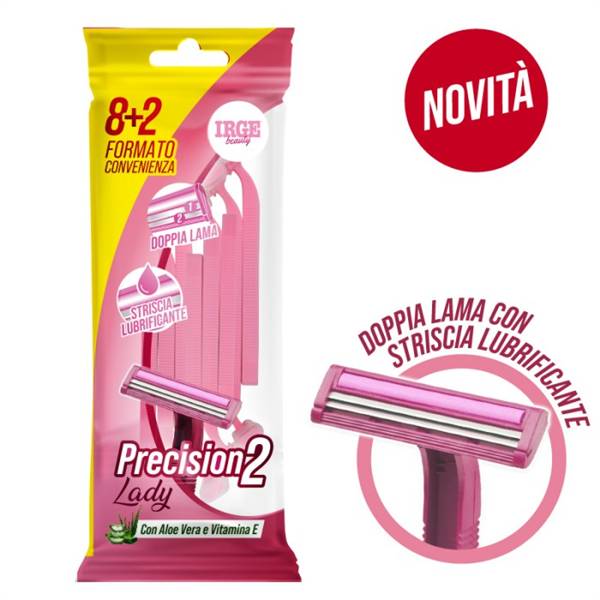 IRGE RASOIO DONNA 2 LAME 10 PEZZI 