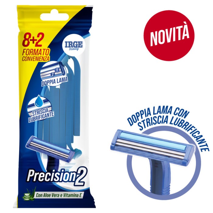 IRGE RASOIO UOMO 2 LAME 10 PEZZI