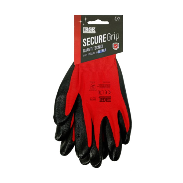 IRGE GUANTI TEC SECURE GRIP NITRILE S/7