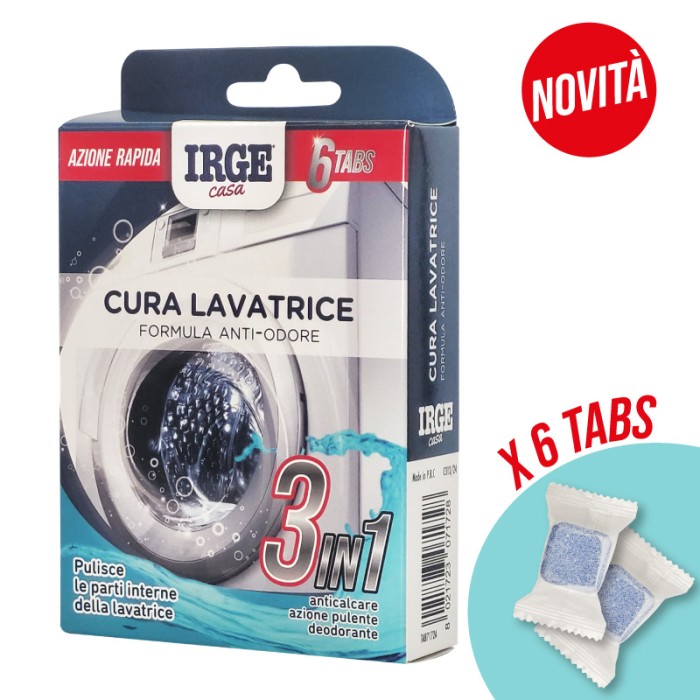 IRGE TABS X PULIZIA LAVATRICE 6PZ
