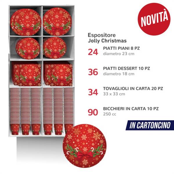 IRGE ESPOSITORE JOLLY CHRISTMAS 184PZ 