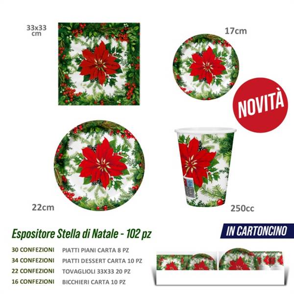 IRGE ESPOSITORE STELLA DI NATALE 102PZ 