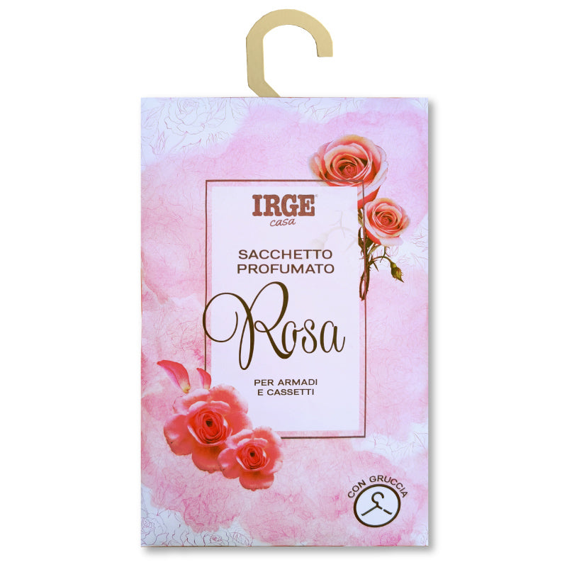 IRGE SACCHETTO PROFUMATO ROSA CON GANCIO