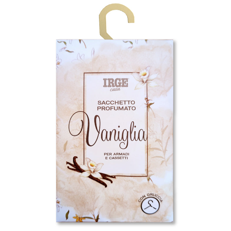 IRGE SACCHETTO PROFUMATO VANIGLIA CON GANCIO