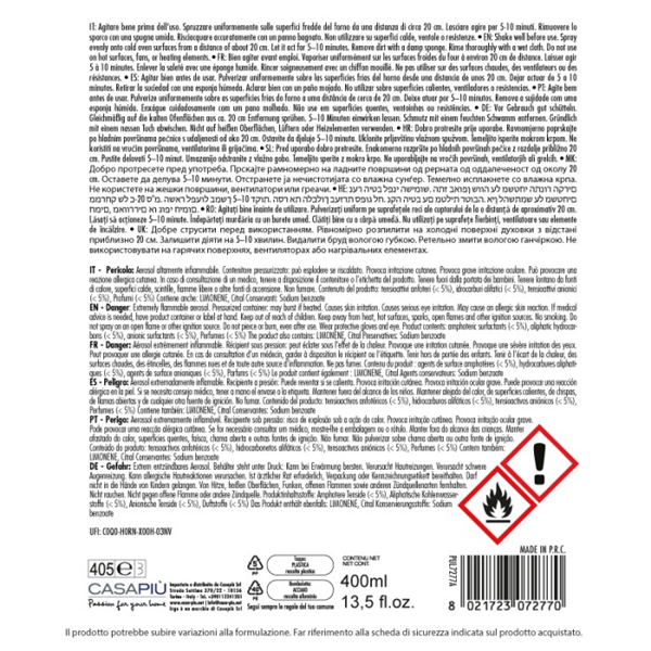 IRGE SPRAY PULITORE FORNO 400ML