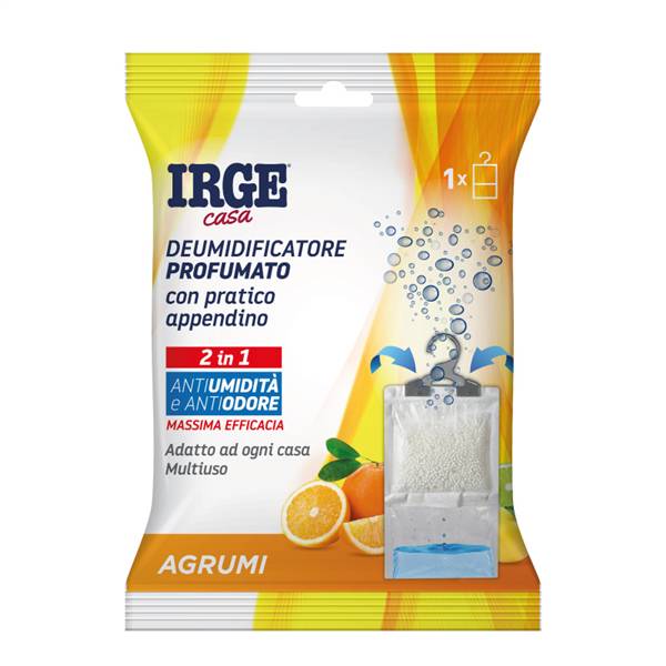 IRGE DEUMIDIFICATORE 500ML C/APPENDINO AGRUMI