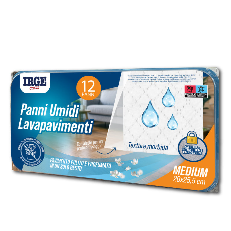 IRGE PANNI PAVIMENTI UMIDI 12PZ 20X25CM