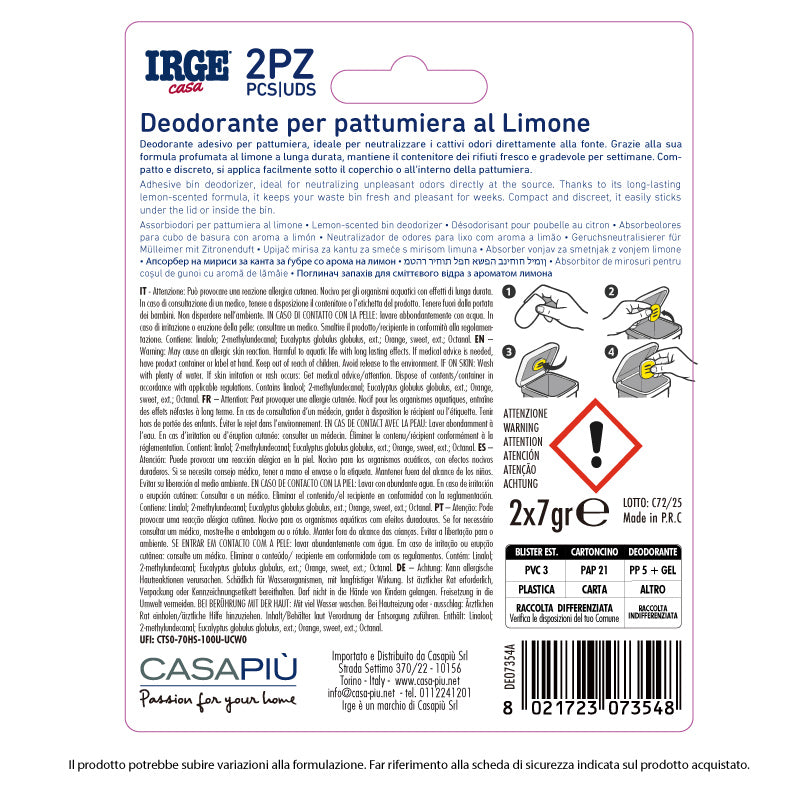 IRGE DEO PATTUMIERA 2PZ X 7GR