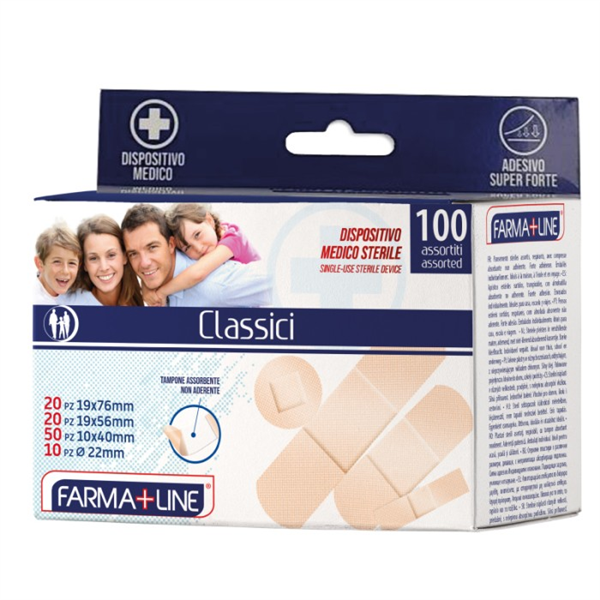 FARMALINE CEROTTI ASS 100PZ