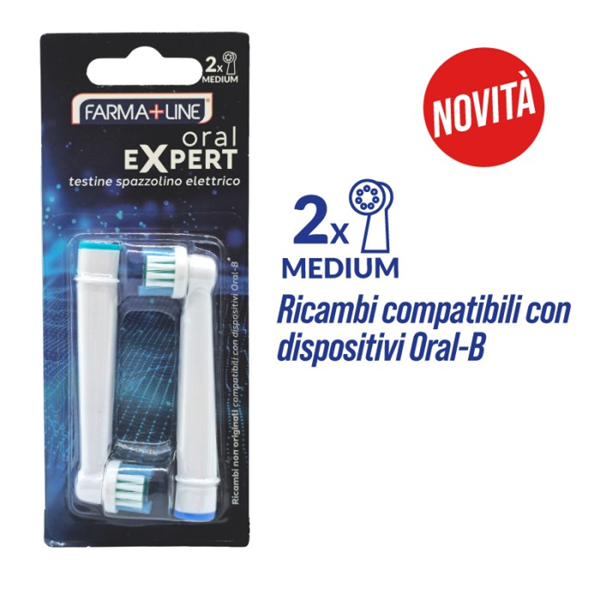 FARMALINE SPAZZOLINO ELETTRICO RIC 2PZ 
