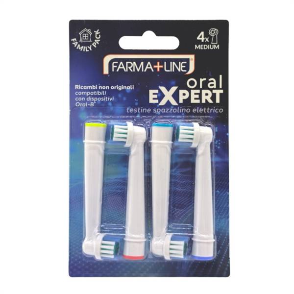 FARMALINE SPAZZOLINO ELETTRICO RIC 4PZ 