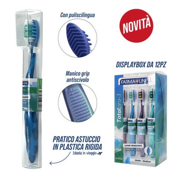 FARMALINE SPAZZOLINO PRO3+PULISCILINGUA 