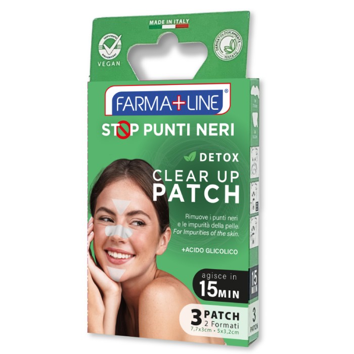 FARMALINE CEROTTI PUNTI NERI BIANCO 3PZ