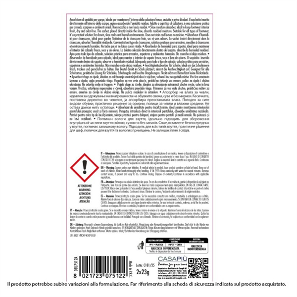 IRGE DEUMIDIFICATORE PER SCARPE 2PZ X 3G