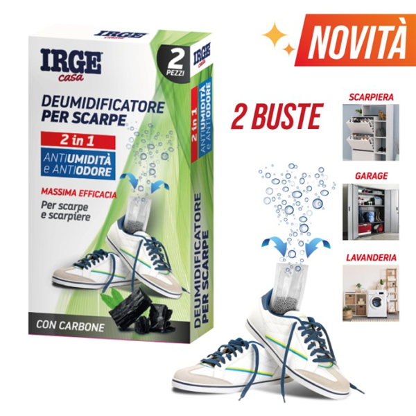 IRGE DEUMIDIFICATORE PER SCARPE 2PZ X 3G
