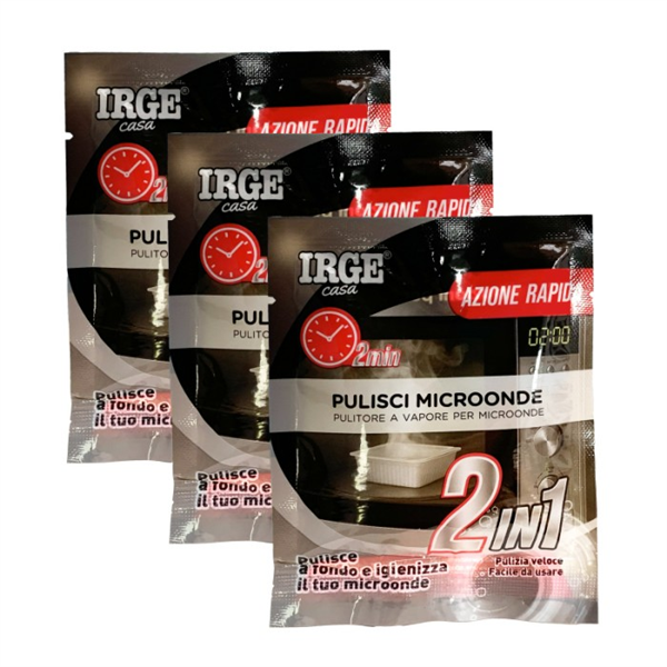 IRGE PULITORE A VAPORE MICROONDE 3X40ML 