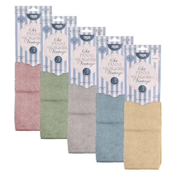 IRGE PANNO MICROFIBRA 5PZ 30X35CM