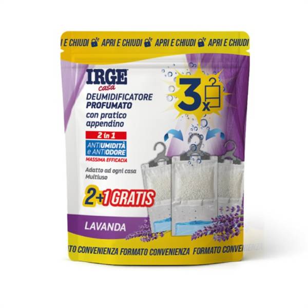 IRGE DEUMIDIFICATORE 3PZ LAVANDA 