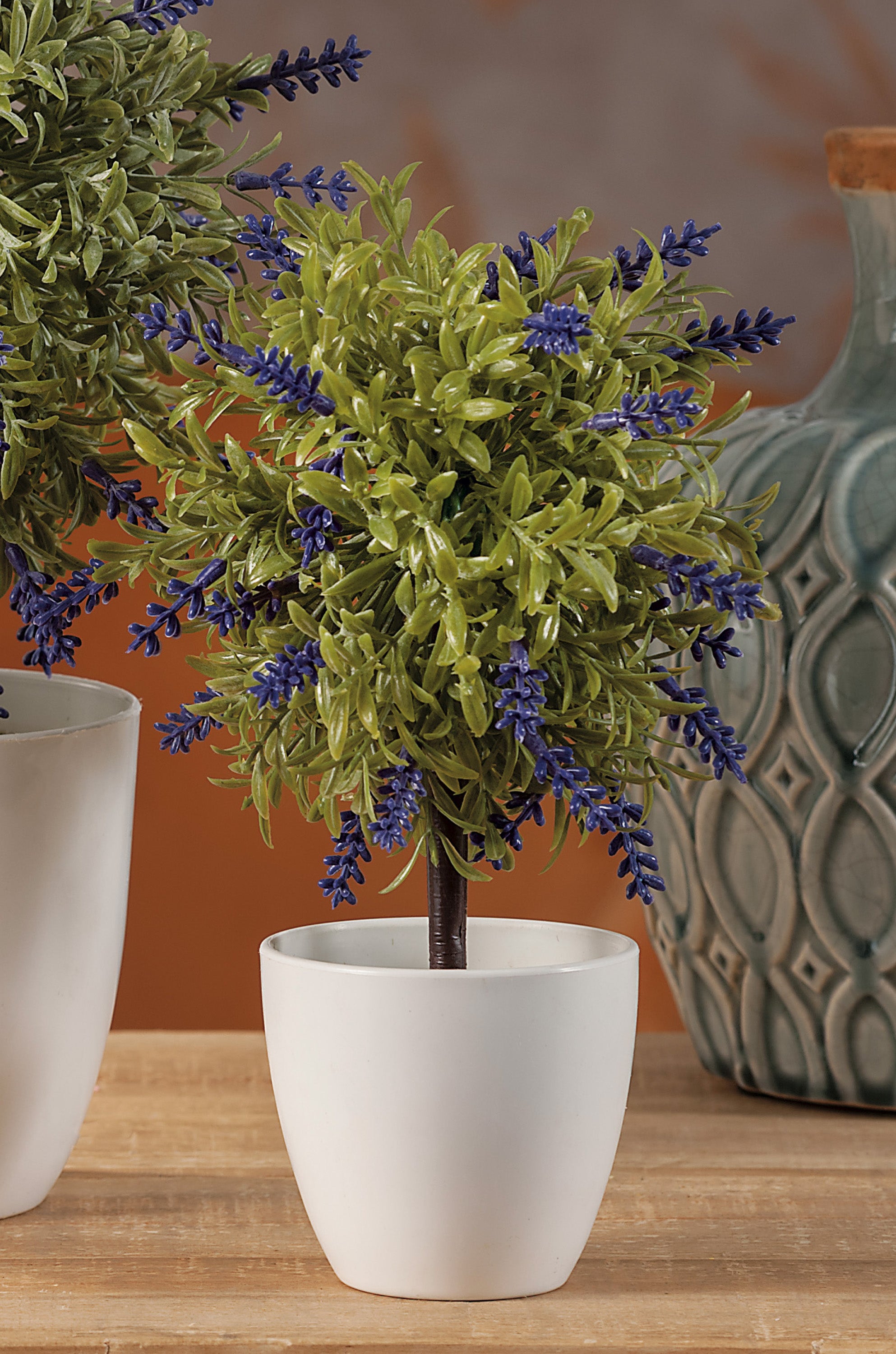 STAR VASO PLAST CON LAVANDA D8XH23,5