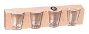 STAR SET 4 BICCHIERINI IN VETRO 7CL 