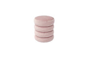 STAR POUF VELLUTO CHEROY ROSA 42XH47 