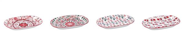 STAR PIATTO CERAMICA NATALE CM.28X19 
