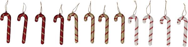 STAR SET 4 BASTONCINI NATALE PLAST CM.12 