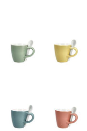 STAR TAZZINA + CUCCHIAIO CERAMICA MADDY 