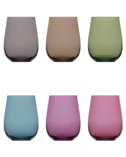 STAR SET 6 BICCHIERI COLOR. MIAMI 47,5CL 