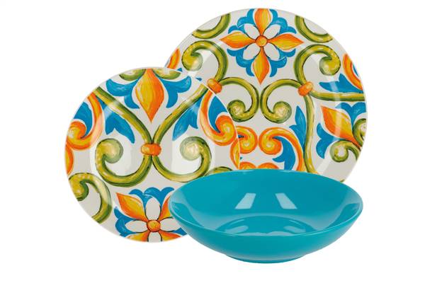 STAR SERVIZIO PIATTI CERAMICA 18PZ CELES 