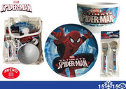 FOOD PIATTI+POSAT+TAZZA SPIDERMAN 