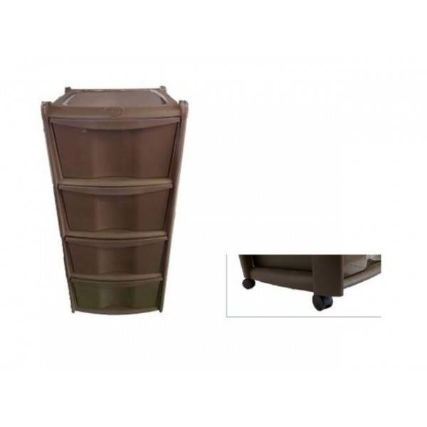 DUPLAST CASSETT VULCANO 4CASS WENGE 