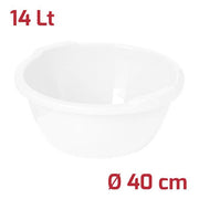 RECA BACINELLA ROTONDA D.40 BIANCO 